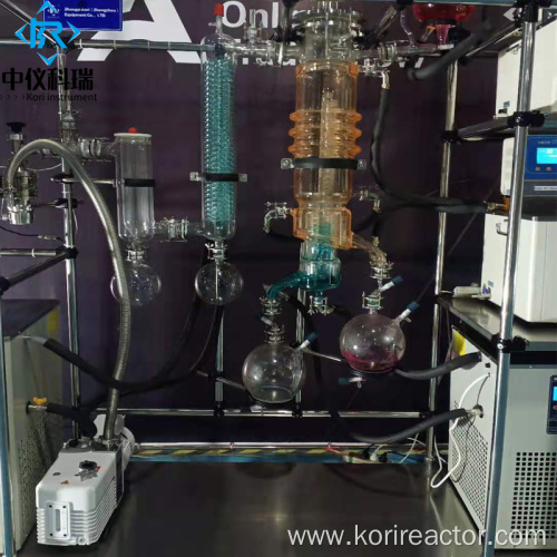 Fast shipping Lab wiped film distillation cbd evaporator